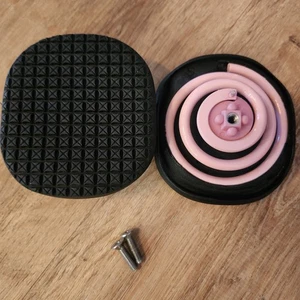NEW Z-Coil Small Slip Resistant Spring Coil Heel Replacement Black Pink Workwear - Picture 1 of 5