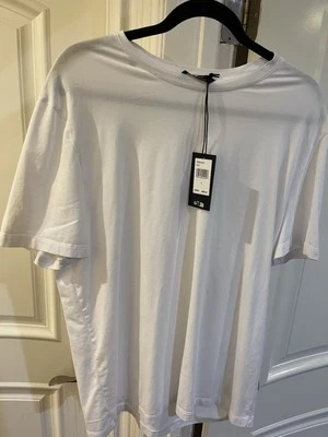 Camiseta 7 for All Mankind Luxe Performance (L) $98 NUEVA CON ETIQUETAS Blanca Foto 1 de 3