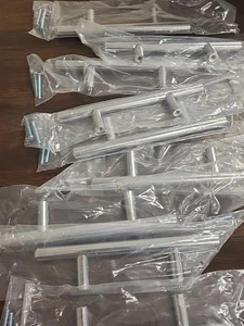 (9) 6” Cabinet/drawer Pulls  Stainless Steel Handles With Hardwear Classy Style - Picture 1 of 4