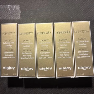 Sisley SUPREMŸA AT NIGHT Anti-aging Skin Care Lotion. Total 50ML Five 10ML Each - Picture 1 of 10