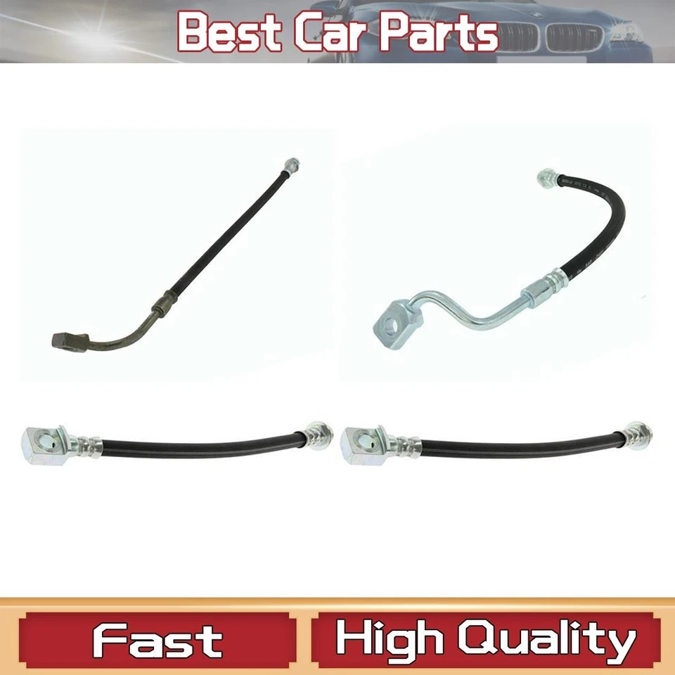 For 2006 2007 2008 2009 2010 Chevrolet Impala Rear Front Left Right Brake Hose - Image 1 of 4