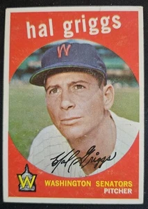 1959 Topps #434 Hal Griggs Washington Senators - Picture 1 of 2