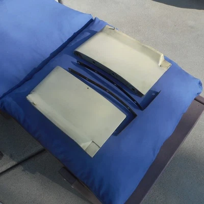 1977 1978 1979 Cadillac Deville Fleetwood Front Bumper Fender Fillers w/Brackets - Image 1 of 4