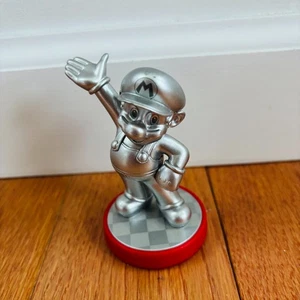 Silver Edition Mario Amiibo Super Mario Series Nintendo Amiibo Super Mario - Picture 1 of 2