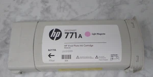 Genuine HP 771A Light Magenta Ink 775ml B6Y19A Z6200 Z6600 Z6610 Z6800 SEALED - Picture 1 of 1