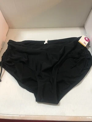  Juniors плюс так регулируемый галстук по бокам купальник низ размер 3 X черный (AB-147-1) - Изображение 1 из 4