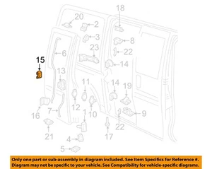 GM OEM Side Sliding Door-Hinge 19257341 - Picture 1 of 2