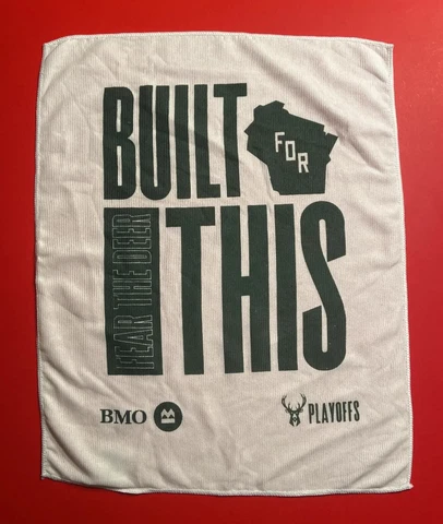 MILWAUKEE BUCKS 2021 2022 Playoff Game 3 Rally Towel NBA Basketball SGA Celtics Cover