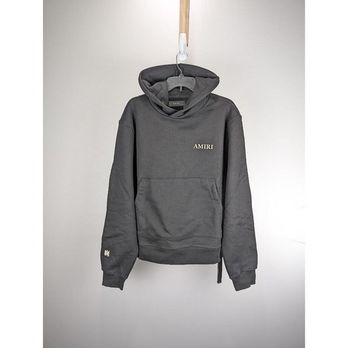 Felpa con cappuccio Amiri Puff Logo colore nero nuova con etichetta XL