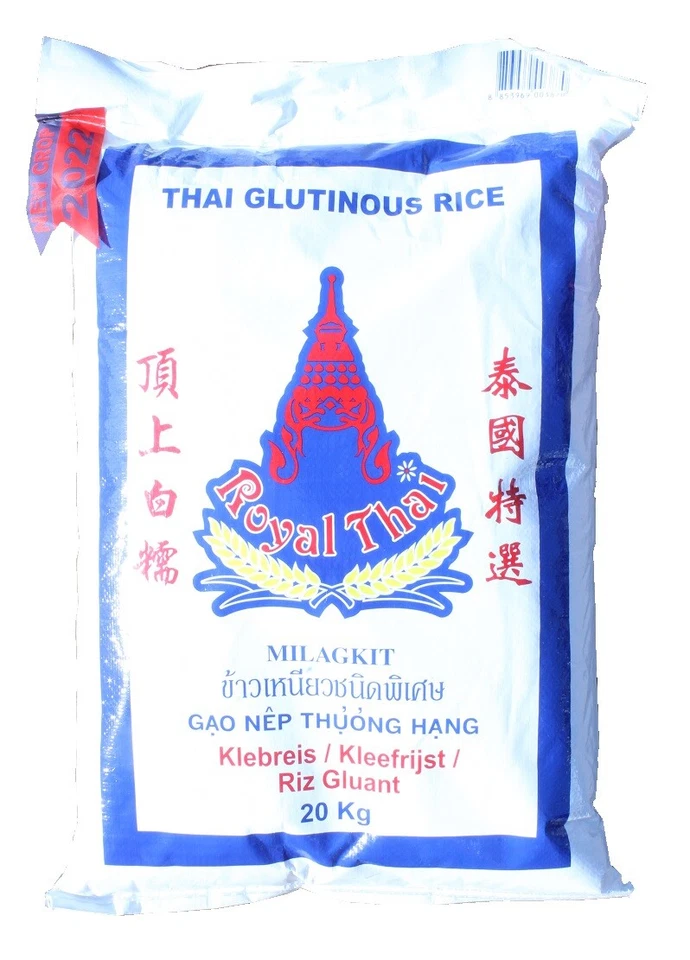 (2 57 Eur/kg) Royal Thai - Klebreis 20 Kg