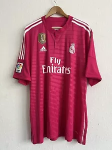 Adidas Real Madrid “Fly Emirates” 2014/15 Football Pink Shirt (Kit, Jersey) - Bild 1 von 6
