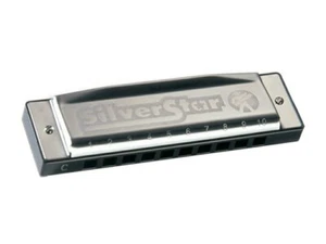 Hohner armonica diatonica 504/20 Silver Star Bb - Foto 1 di 1