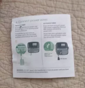 Rain Bird ST8-WIFI WiFi Sprinkler Timer MANUAL ONLY - Picture 1 of 4