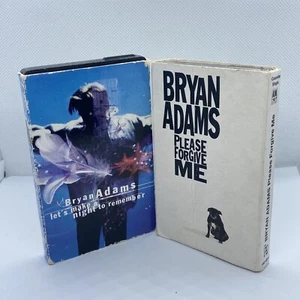BRYAN ADAMS LET'S MAKE A NIGHT TO REMEMBER & Please Forgive Me CASSETTE SINGLES - Picture 1 of 5
