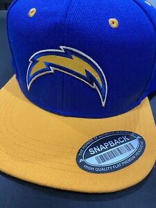 Los Angeles / San Diego Chargers Lightning Bolt ⚡️Logo Gold & Blue Cap Hat NEW