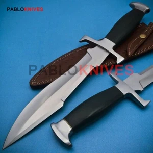 15" Custom Handmade High Carbon Stahl Jagd Bowie Messer Micarta Griff - Bild 1 von 2