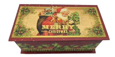 Punch Studio Santa Keepsake Music Box with 4 oz Orange and Clove Bar Soap - Image 1 of 4