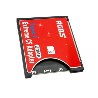 High Speed SD to CF Card Type I Adapter, Support SDHC/SDXC to 64GB / WiFi SD RED - Image 1 of 4