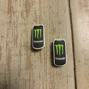 Monster Energy Drink Soda Charm For Crocs Shoe Charms - 2 Pieces - Picture 1 of 2