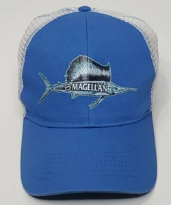 Truckermütze Kappe Magellan Outdoor Segelfisch blau verstellbar Druckknopflasche Angeln neu ohne Etikett - Bild 1 von 9
