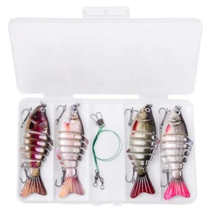 Fishing Lure Kit Topwater Bass Lures Fishing Lures Slow Sinking Swimming Lures M - Picture 1 of 7