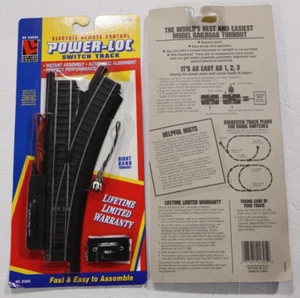 Life Like 21305 HO Power-Loc Right Hand Electric 2-Way Switch Track Turnout - Picture 1 of 1