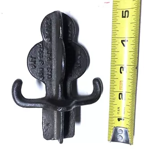 Unused Cast Iron Banks Steel Hitching Post Tie Tether Finial Pat. Jan. 3, 1922 - Picture 1 of 6