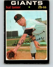 (HCW) 1971 O-Pee-Chee MLB #181 Hal Lanier San Francisco GiantsV10980