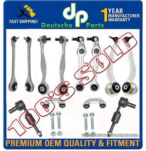Audi A8 & QUATTRO Control Arm Arms Ball Joint Tie Rod Sway Bar Link Kit 12 Pc - Picture 1 of 1