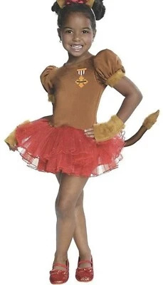 Tutú León Cobarde Mago de Oz Disfraz Elegante Halloween Niño S 4-6 3+ Foto 1 de 4