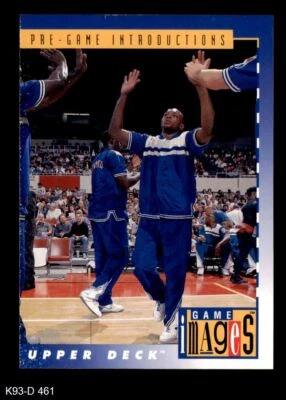 1993 Upper Deck #461 Mitch Richmond Game Images Kings Kansas St 8 - NM/MT - Image 1 of 2