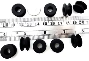 Ojales de goma - Oferta a granel - Para orificio de 3/8", panel de 1/8" de espesor, (paquete de 55 cantidades) - Imagen 1 de 12