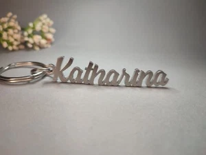 Catherine Stainless Steel Keychain Gift Bag Pouch Car Keychain - Picture 1 of 5