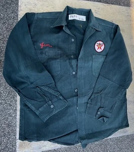Original 1950s Texaco Service Gas Station Attendant Shirt - Picture 1 of 9
