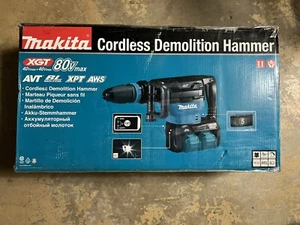 BRAND NEW Makita 80V XGT BL 28lb Cordless Demo Hammer Kit Model#GMH02PM - Picture 1 of 10
