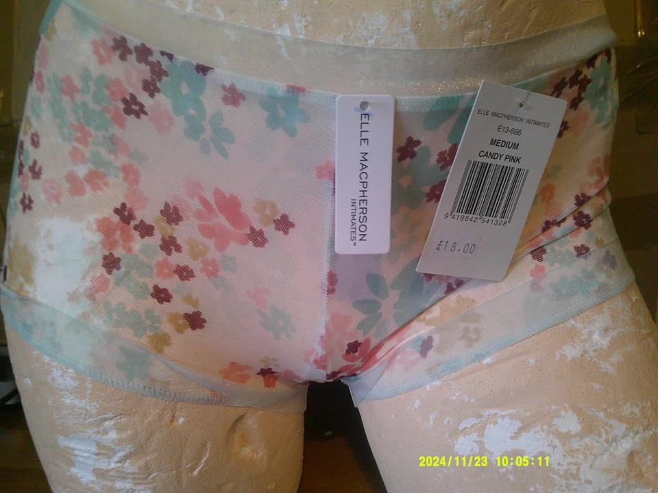 Medium - New Elle Macpherson Intimates 'Candy Pink' Ladies Brief Medium - Image 1 of 1