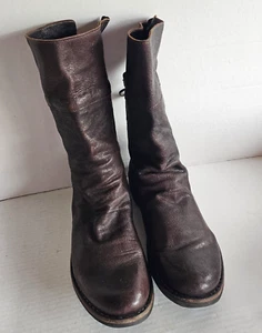 Fiorentini+Baker Women's Dark Brown Ella Eternity Back Zip Closure Boots Size 41 - Picture 1 of 9