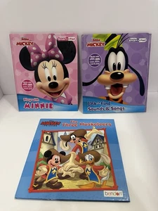 Mickey Mouse Clubhouse Smart Pad 2 Books + 3 Musketeers Book - Picture 1 of 2