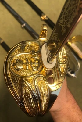 Espada oficial King Charles III CORRIÓ 1827 Royal Australian Navy + vaina Foto 1 de 4