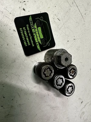 CHRYSLER 300C Original Locking wheel nuts Alloy wheel bolts and key m14x1.5 10 - Image 1 of 4