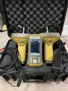 Topcon GR-3 Dual RTK Digital UHF 410-470 MHz GNSS GPS Base/Rover FC-500 - Picture 1 of 7