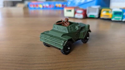 CORGI JUNIORS DAIMLER STAFF CAR ARMY MILITARY WHIZZWHEELS VINTAGE GREAT BRITAIN - Image 1 of 4