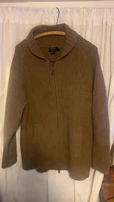 Pendleton Lambs Wool Big Lebowski Dude Zip Cardigan Sweater Size XL Westerly - Image 1 of 4