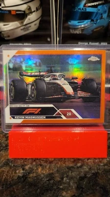 2023 Topps Chrome Formula 1 F1 Orange Kevin Magnussen 121 15/25 - Image 1 of 3