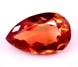 Birnenform makellos 18,40 ct natürlicher Ceylon zweifarbiger Saphir A-1 lose Edelstein - Bild 1 von 9