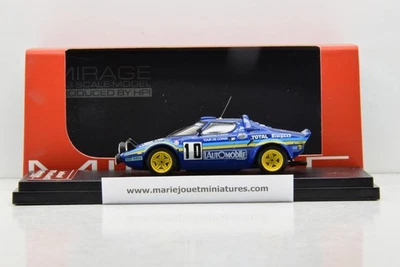 LANCIA STRATOS HF #10 TOUR DE CORSE 1981 MIRAGE 1/43 NEUVE EN BOITE - Photo 1/4