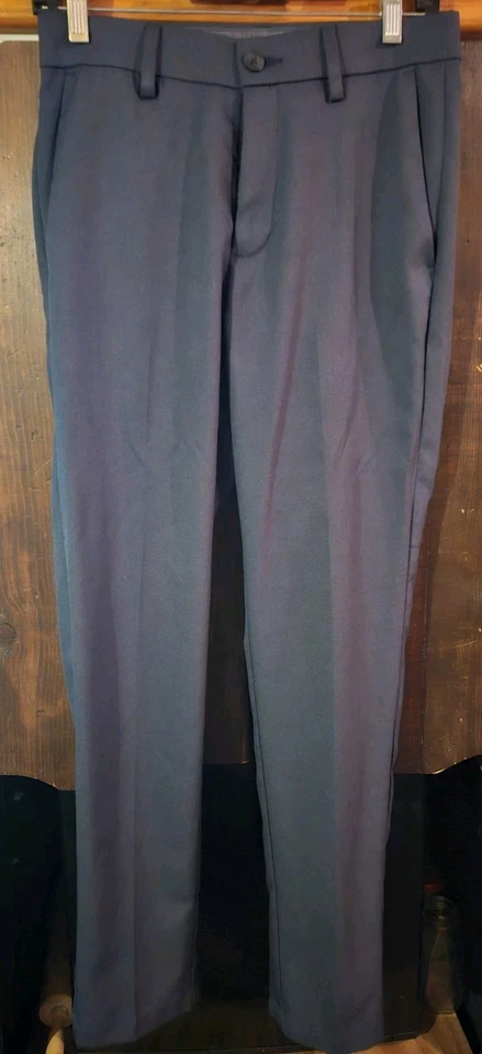 Haggar Cool Right Performance Flex Slim Fit Blue Dress Pants Mens Sz 29x30 - Image 1 of 4