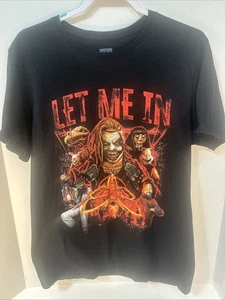 WWE Bray Wyatt Let Me In Shirt Mens L Black The Fiend Horror Wrestling Tee HHN - Picture 1 of 6