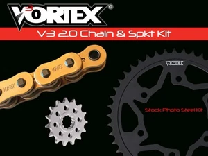 SUZUKI 1999-2009 SV650S VORTEX 520 CHAIN & STEEL SPROCKET KIT 14-46 - Picture 1 of 1