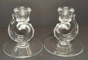 Candelabros de vidrio Fostoria Century - Imagen 1 de 5